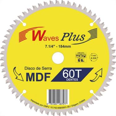 Imagem de Serra Circ.Widea Waves Plus 7.1/4X60X20 - STAMACO