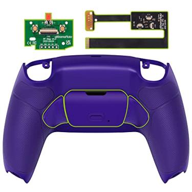 Imagem de eXtremeRate Galactic Purple Rubberized Grip Programable Rise 2.0 Remap Kit for PS5 Controller BDM 010 & BDM 020, Upgrade Board & Redesigned Back Shell & Back Buttons for PS5 Controller