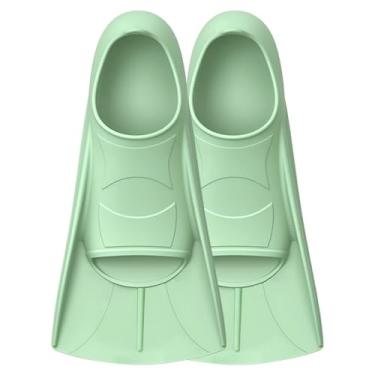 Imagem de Barbatanas de natação Comfecto para crianças e adultos, nadadeiras de borracha termoplástica para natação e mergulho esportes aquáticos, Azul, Small, 2