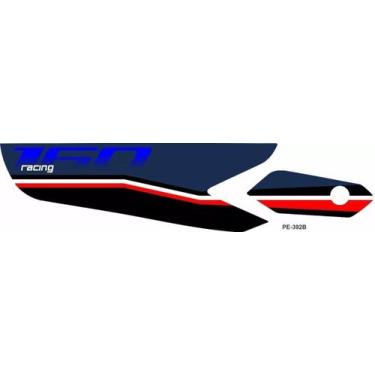 Imagem de Adesivo Protetor De Escapamento Honda Titanfan 160 Pe392b - Resitank