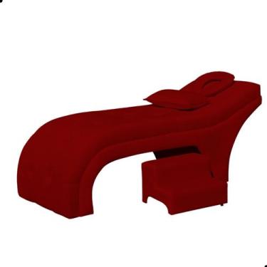 Imagem de Maca Estofada Estética Botonê 80 cm Sobrancelha Cilios - Fina Mobília,