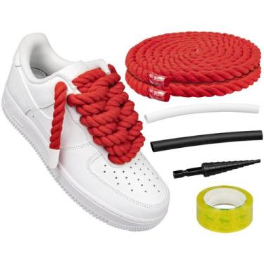 Imagem de Cadarços Grossos Endoto para Air Force 1 - 8,5 mm - Vermelho