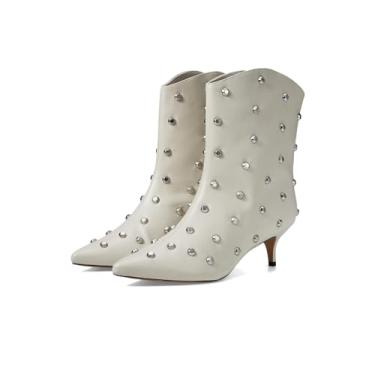 Imagem de SCHUTZ Bota feminina Maryann Fashion, Pérola, 5