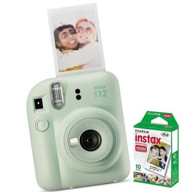 Imagem de Câmera Instax Mini 12 + Filme De 10 Poses - Verde Menta