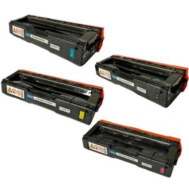 Imagem de Kit Toner Compatível Ricoh Mc250fw Mc250 C250 Pc301 04 Cores - IMPORTE
