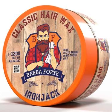 Imagem de Pomada Efeito Brilho Ironjack Cera Modeladora 120g Barba Forte