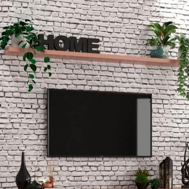 Imagem de Prateleira 180cm Mdf Dallas - On Móveis Cor: salmão