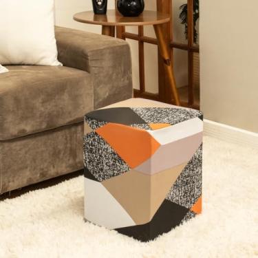 Imagem de Capa para Puff Quadrado Plus Malha Coladinha Sueter Top 46 a 50 cm