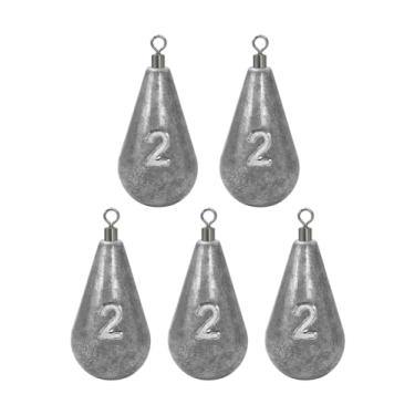 Imagem de BLUEWING Fundição Sinos Giratórios Pesos de Pesca Drop Shot Dipsey Chumbo Água Salgada, 28 g - 10 peças