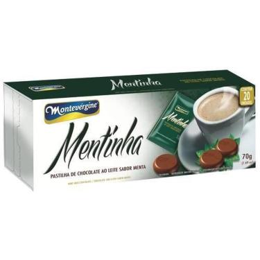 Imagem de Caixa de Chocolate ao Leite com Menta 70g Montevergine