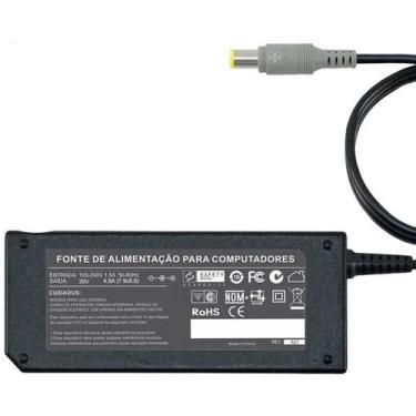 Imagem de Fonte Carregador P/ Lenovo Thinkpad Edge 11 13 14 15 20v 4.5a 90w 558 