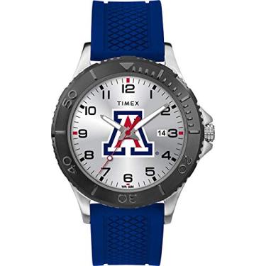 Imagem de Timex Tribute Relógio masculino Gamer 42 mm Quartzo com pulseira de silicone, Arizona Wildcats, One Size Fits Most, Relógio de quartzo