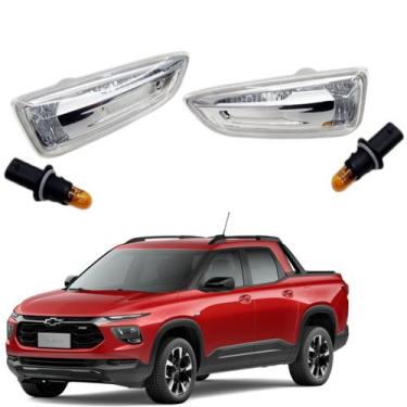Imagem de Par Lanterna Pisca Seta Paralama Lateral Chevrolet Montana 2023 2024 2
