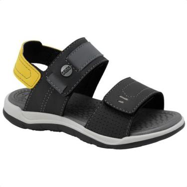 Imagem de Papete Sandália Infantil Klin Line Play Tiras Autocolantes Confortável