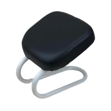 Imagem de YIJU Cadeira de fezes de meditação, mulheres confortáveis ​​para presente portátil Ergonomic estável Stool Kreol para orar de estúdio em casa, Preto