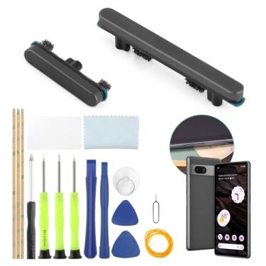 Imagem de Botão de volume de energia para Google Pixel 7 Pro, botão liga/desliga, botão de substituição, botões laterais, acessórios, peças de reparo