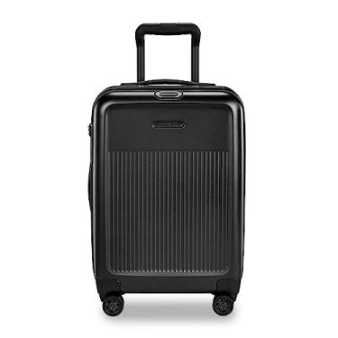 Imagem de Briggs & Riley Mala Sympatico Hardside Internacional Spinner, Preto fosco, 21-Inch Carry-On, Mala Sympatico Hardside International Spinner