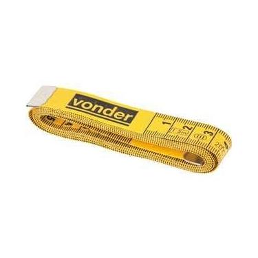 Imagem de Kit com 03 unidades Fita Métrica Costura Medidas 1,50m Original Vonder