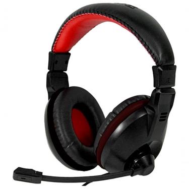 Imagem de Fone Headset Gaming Satellite Ae-265 Preto/vermelho