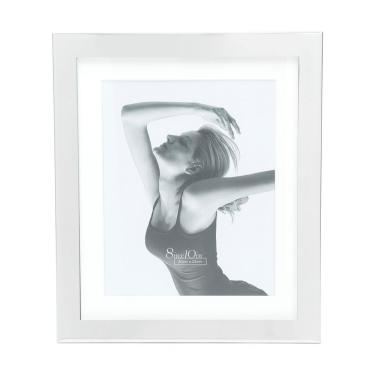 Imagem de Porta-retrato Aço Prateado 13x18cm 7920 Royal Decor