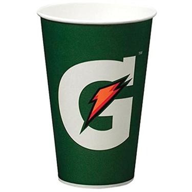Imagem de 100 Copos Gatorade 400 Ml 14oz Papel - Pacote Com 100 Un Original Gatorade® Usa