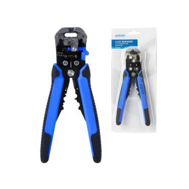 Imagem de Alicate Decapador Cortador E Crimpador De Fios Cabos Batente - EXBOM -