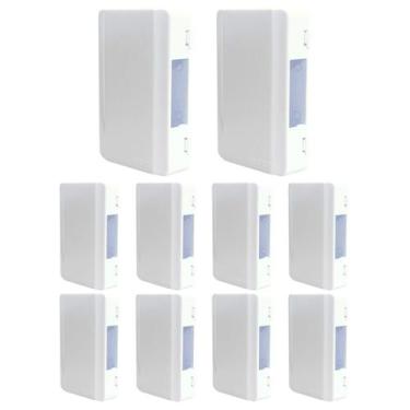 Imagem de KIT 10 Quadro Para 1 Disjuntor Unipolar Com Trilho Din 25a Sobrepor - 