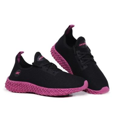 Imagem de Tênis Feminino Ascension Enerzy – Conforto e Estilo para Caminhada, Academia e Treinos Leves | Leve, Resistente e Respirável (Roxo, BR, Adulto, Numérico, 36)