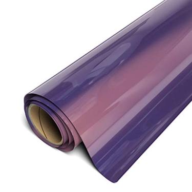Imagem de Siser EasyWeed HTV Rolo de 30 cm x 3 m - Vinil de transferência de calor para ferro, Electric Grape, 1