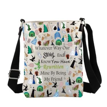 Imagem de JYTAPP Broadway Bolsa de Maquiagem Musical Cosmética Feiticeira Vilões Mercadoria Feiticeira Zíper Bolsa Presente Musical Bruxa, Bolsa tiracolo, onesize, Tendência