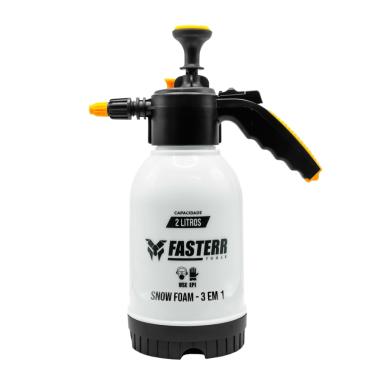 Imagem de Pulverizador de Espuma 3 em 1 Fasterr 2L – Snow Foam Manual com Bico Duplo, Alta Pressão e Espuma Densa para Lavagem de Carros, Jardins e Limpeza Doméstica