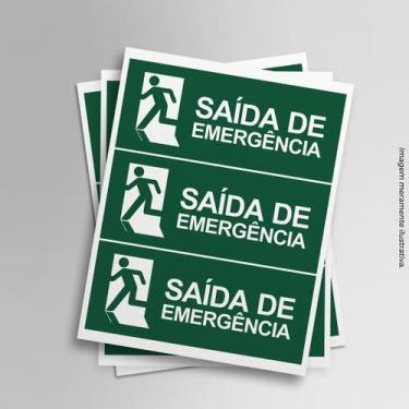 Imagem de Adesivo Saída de Emergência - PRESENTE-BRINDE