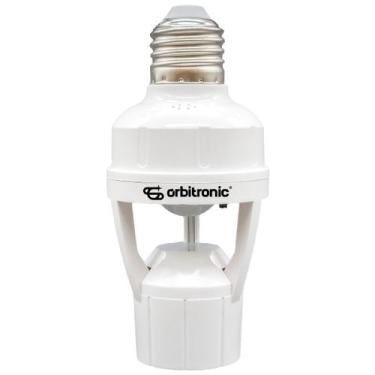 Imagem de Sensor De Presença P/lâmpada Soquete E27 C/fotocélula Bocal - Orbitron