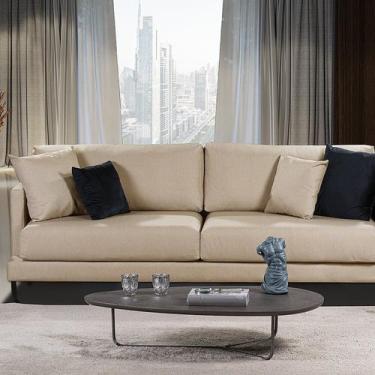 Imagem de Sofá São Luiz Living 4 Lugares 220cm Linho - Yescasa