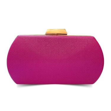 Imagem de Bolsa Clutch Festa Casamento Carteira De Mão Luxo Denise (Pink)