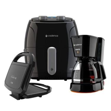 Imagem de Kit Super Cook Cadence Fritadeira 3,8L Sanduicheira Cafeteira 220V