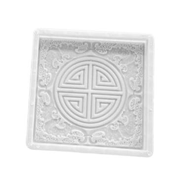 Imagem de Baoblaze Concreto, tijolo, cimento, modelo, ferramenta de pavimentação, suprimentos para bricolage, decoração, caminho, modelo, trampolim para parque, pátio, Padrão Redondo