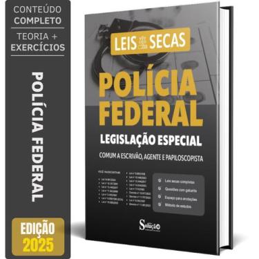 Imagem de Legislação Especial 2025 Polícia Federal Comum A Escrivão, - Editora S