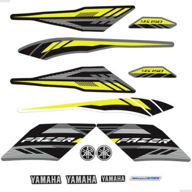 Imagem de Adesivos Para Moto Yamaha Fazer 150 SED YS 2016 + Emblemas - SPORTINOX