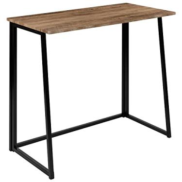 Imagem de Flash Furniture Mesa de computador pequena rústica natural para escritório em casa - 91,44 cm