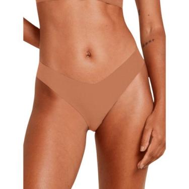 Imagem de Calcinha Fio Dental Hope Sem Costura Invisível Poliamida, Caramelo sal