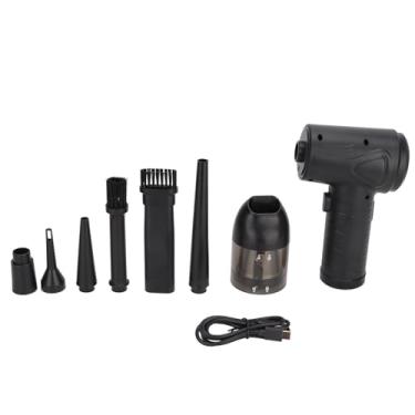 Imagem de A aspirador de pó e espanador de ar 14000pa poderoso vácuo sem fio sem fio com 6 bicos para limpeza de computador para carro em casa