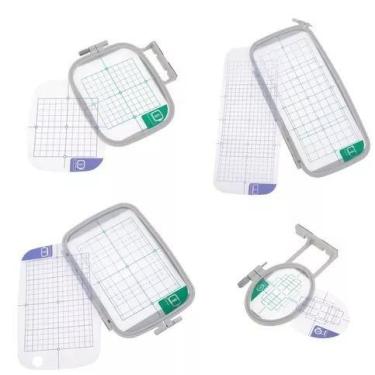 Imagem de Bastidor Bordadeira Brother Kit 4 Peças - Pe 770 Be 815 L - Minymix