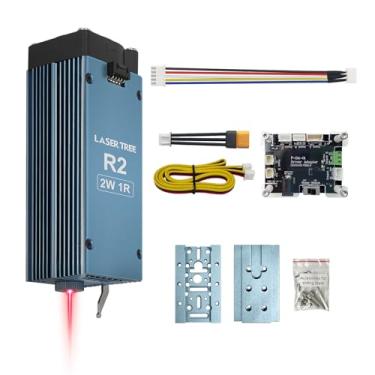 Imagem de LASER TREE Módulo de laser infravermelho de 1064 nm, potência de saída de 2 W (2000 mW), cabeça de laser para máquina de corte de gravação a laser, cobre, plástico, alumínio, etc., ideal para joias