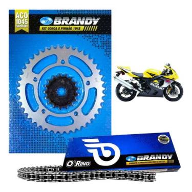 Imagem de Kit Relação Completo 525x110l Suzuki Gsx-r750 Srad 04 Até 05 - Brandy