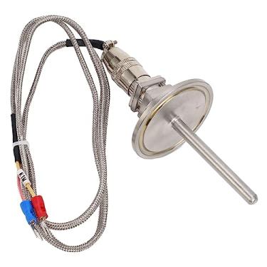 Imagem de K Tipo Sensor de Temperatura Termopar Son Alta Precisão Ampla Faixa 50 ℃ a 1250 ℃ para Laboratórios Industriais Sistemas HVAC Fibra De Vidro De Aço Inoxidável 6mm Diâmetro 60mm