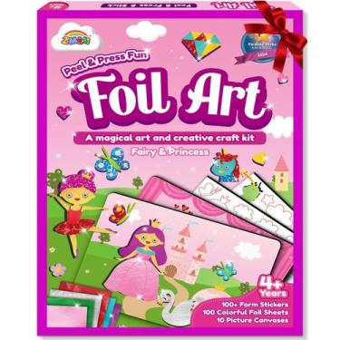 Imagem de Kit de arte em alumínio ZMLM Princess Unicorn para meninas de 4 a 9 an