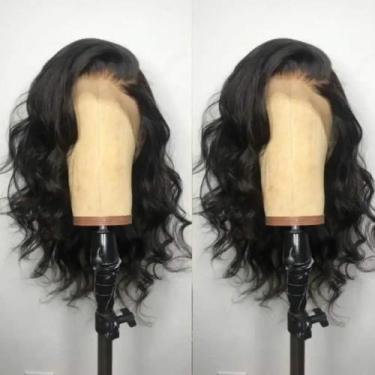 Imagem de Peruca De Cabelo Sintético Resistente Ao Calor, Com Onda Natural, Sem 