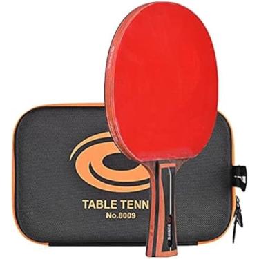Imagem de 5 A Raquete De Tênis De Mesa Defensiva E Ofensiva 2c, Lâmina Profissional De Pong Do Sibilo é Rápida E Forte, 15 Stars, Long Handle