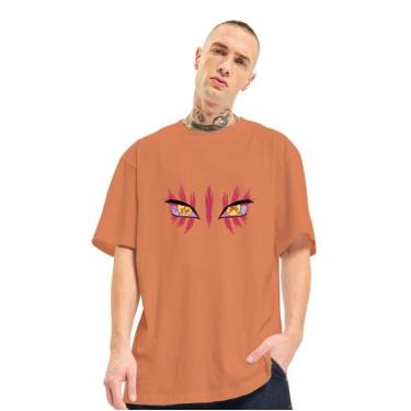 Imagem de Camiseta Unissex Oversized Akaza Demon Slayer Anime Streetwear - FLS.C